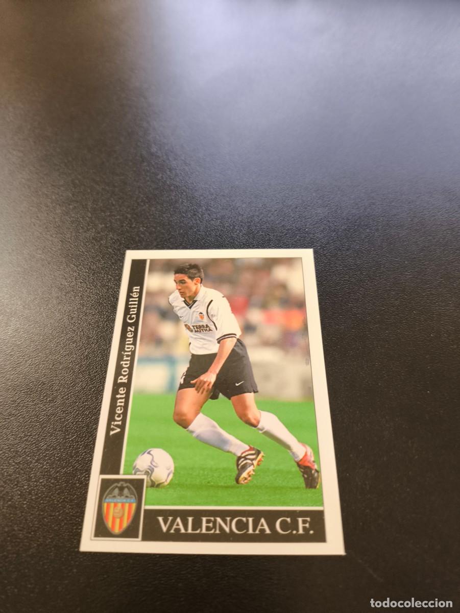 Cromos de F&uacute;tbol: 97 Vicente VALENCIA MUNDICROMO FICHAS LIGA 2001 2002 01 02 NO PANINI ESTE