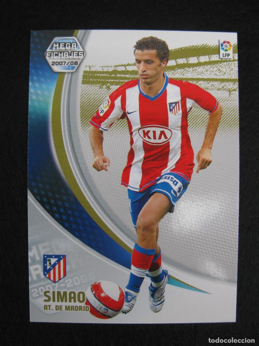 Cromos de F&uacute;tbol: SIMAO (ATL&Eacute;TICO DE MADRID) - N&ordm; 502 - MEGAFICHAJES - MEGACRACKS 2007-2008 - PANINI - 07-08.