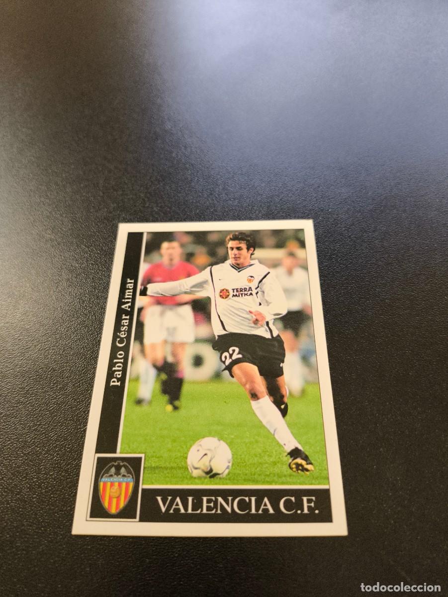 Cromos de F&uacute;tbol: 98 Aimar VALENCIA MUNDICROMO FICHAS LIGA 2001 2002 01 02 NO PANINI ESTE