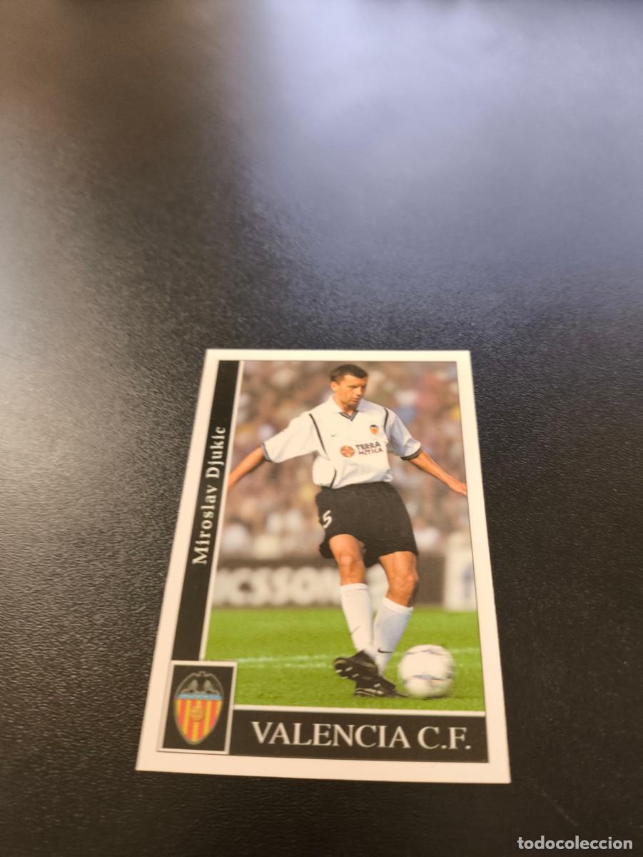 Cromos de F&uacute;tbol: 99 Djukic VALENCIA MUNDICROMO FICHAS LIGA 2001 2002 01 02 NO PANINI ESTE