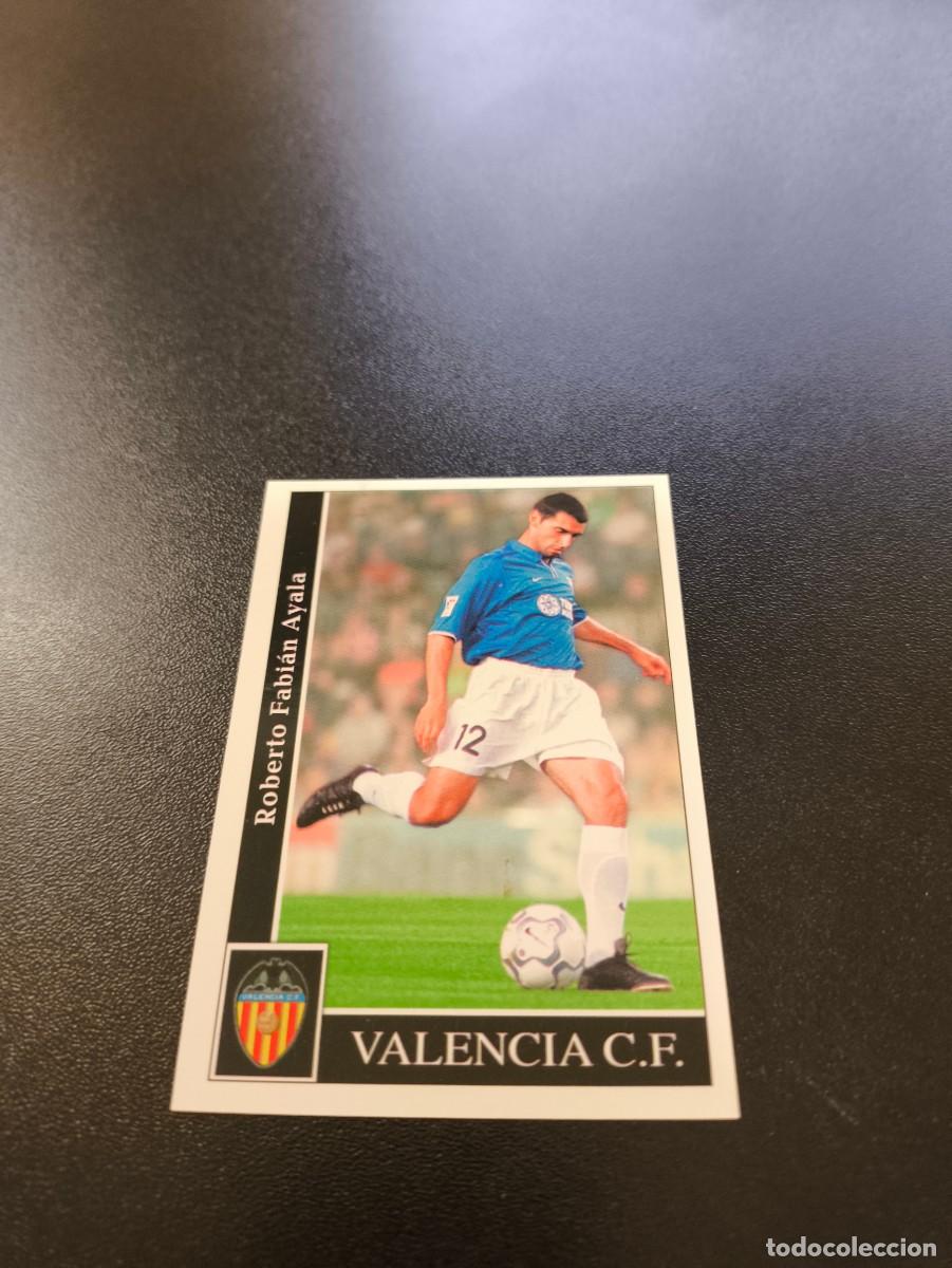Cromos de F&uacute;tbol: 100 Ayala VALENCIA MUNDICROMO FICHAS LIGA 2001 2002 01 02 NO PANINI ESTE