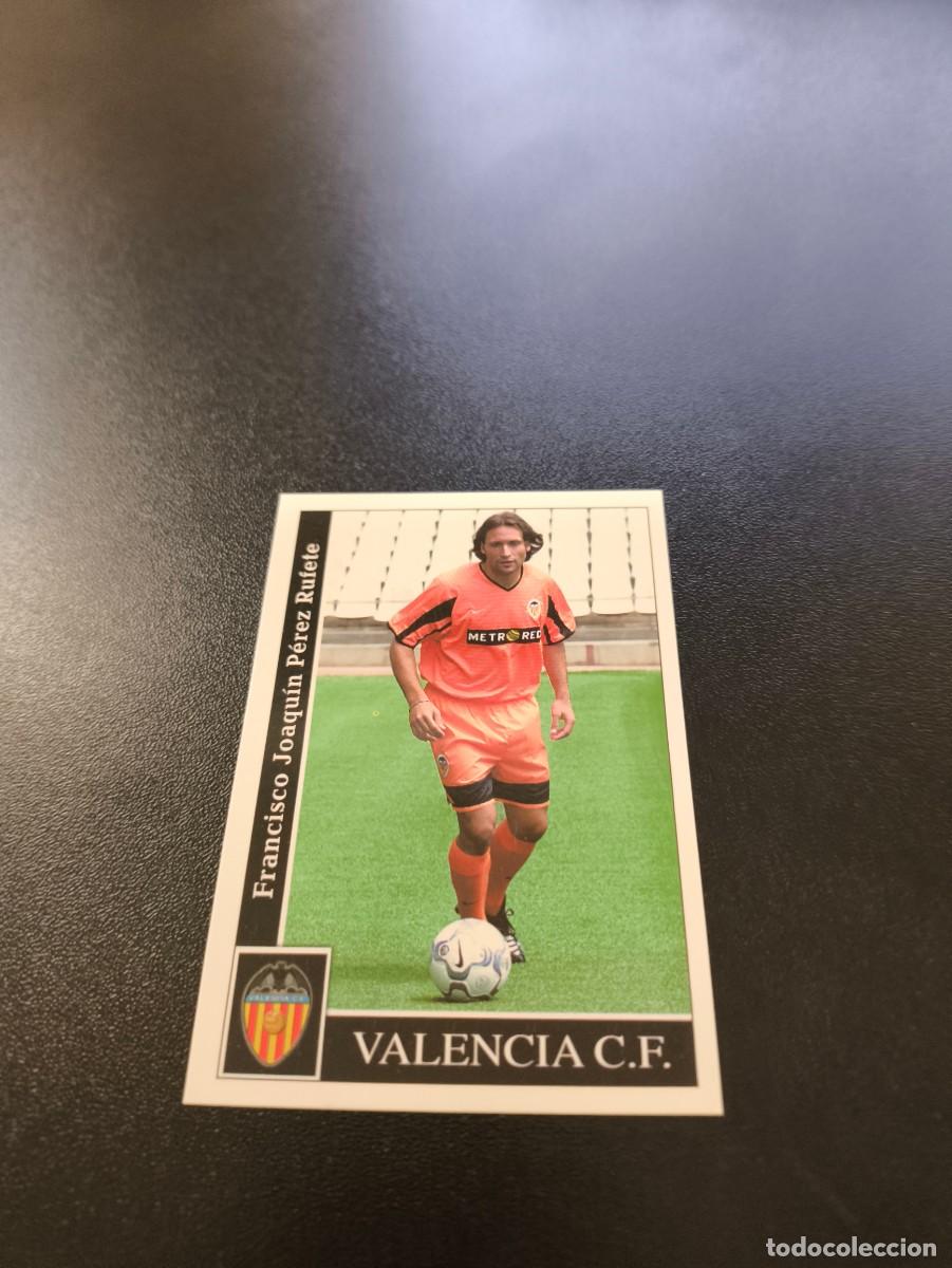 Cromos de F&uacute;tbol: 101 Rufete VALENCIA MUNDICROMO FICHAS LIGA 2001 2002 01 02 NO PANINI ESTE
