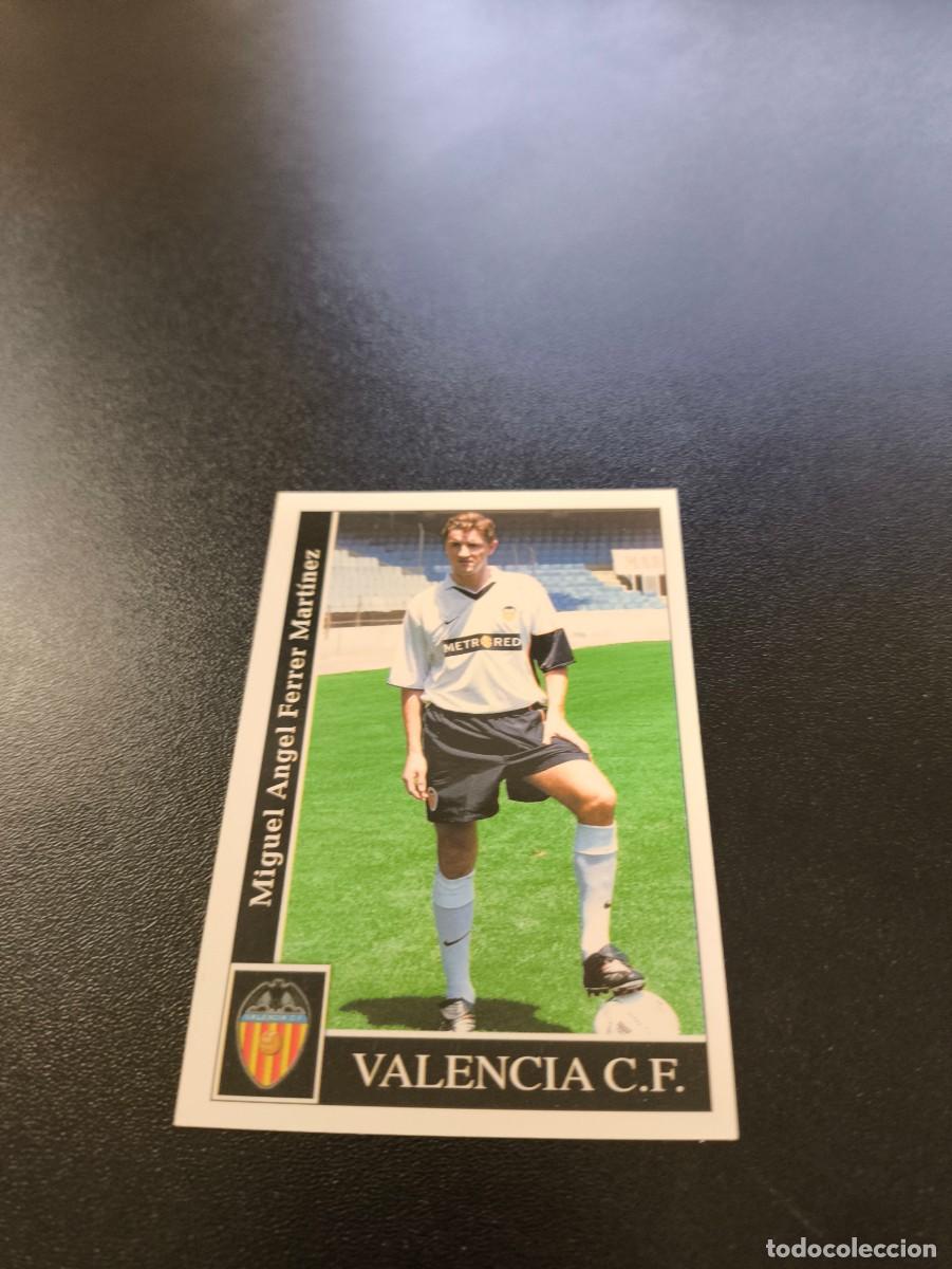 Cromos de F&uacute;tbol: 102 Mista VALENCIA MUNDICROMO FICHAS LIGA 2001 2002 01 02 NO PANINI ESTE