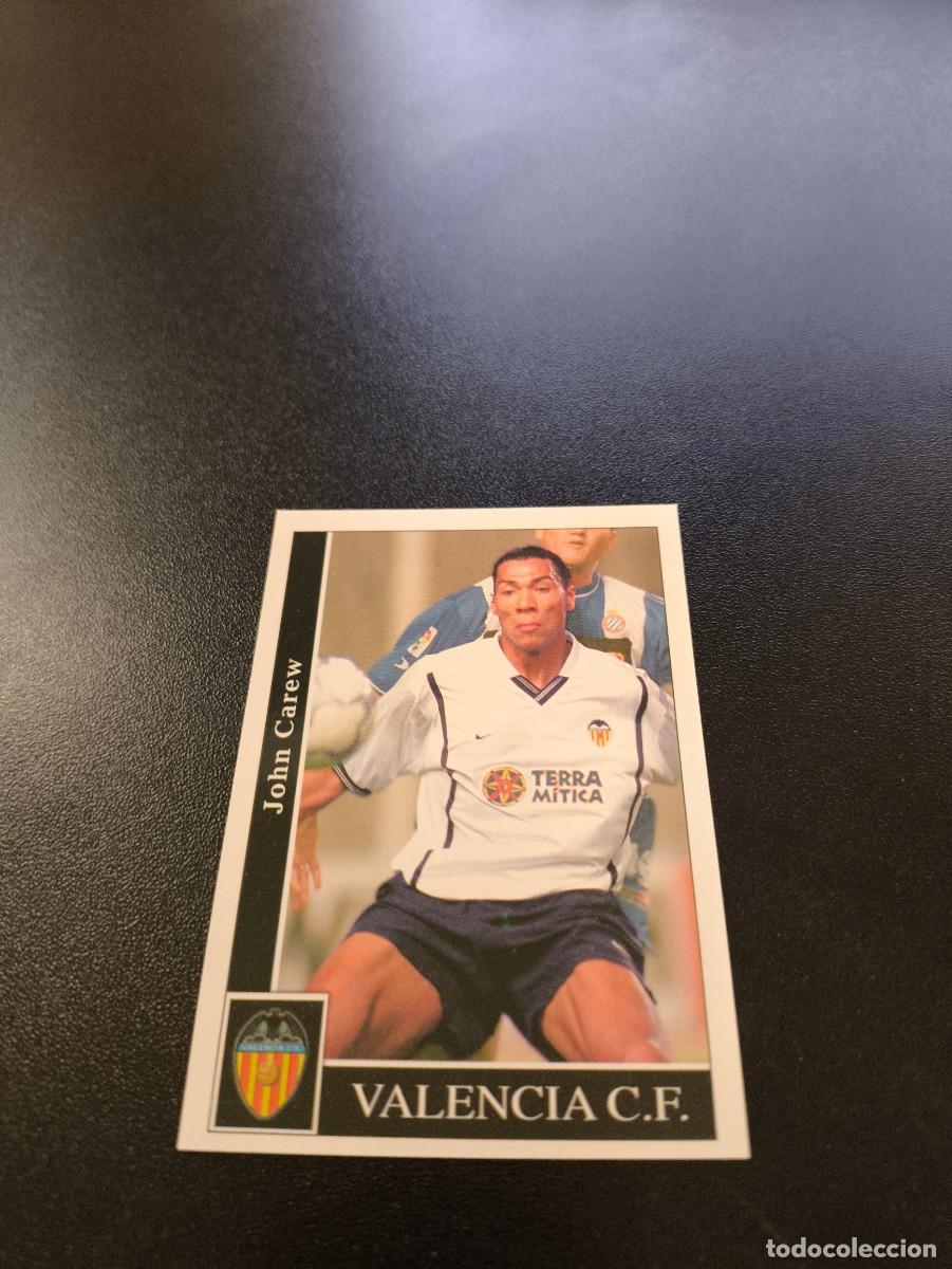 Cromos de F&uacute;tbol: 103 Carew VALENCIA MUNDICROMO FICHAS LIGA 2001 2002 01 02 NO PANINI ESTE