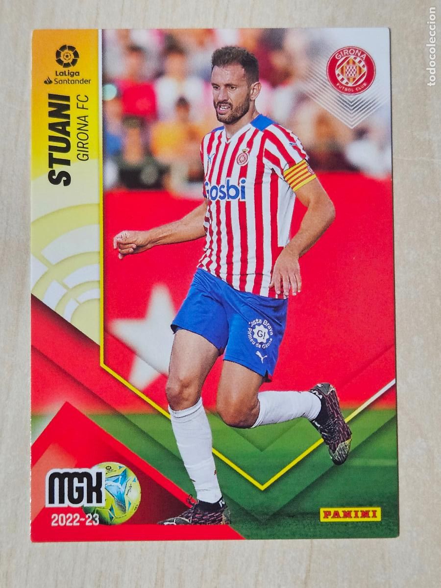 Cromos de F&uacute;tbol: CROMO N&ordm; 206 STUANI - MEGACRACKS 2022 23 - GIRONA