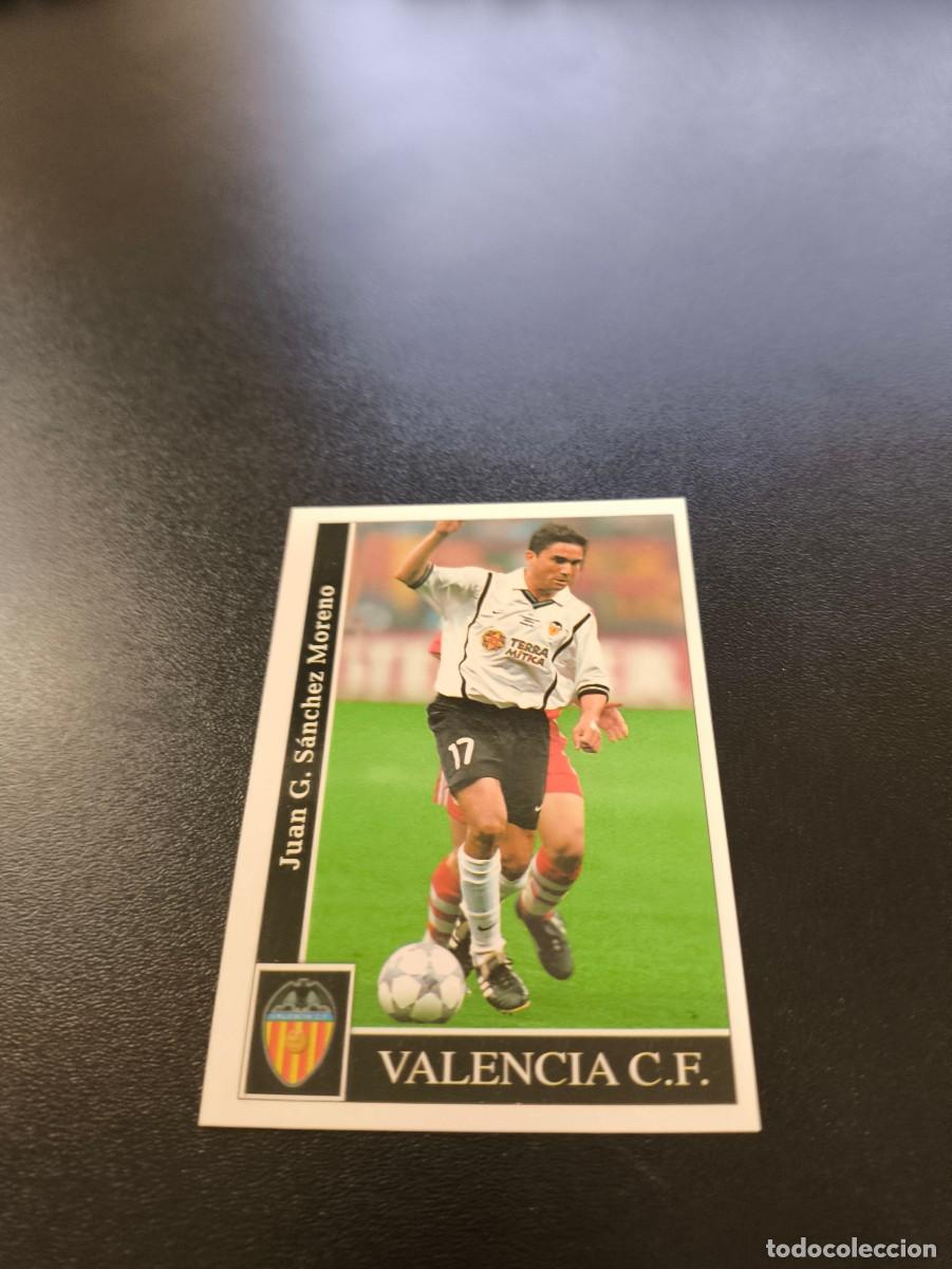 Cromos de F&uacute;tbol: 104 Sanchez VALENCIA MUNDICROMO FICHAS LIGA 2001 2002 01 02 NO PANINI ESTE
