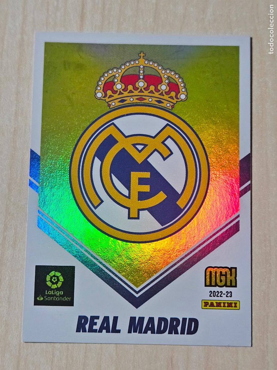 Cromos de F&uacute;tbol: CROMO N&ordm; 208 ESCUDO - MEGACRACKS 2022 23 - REAL MADRID