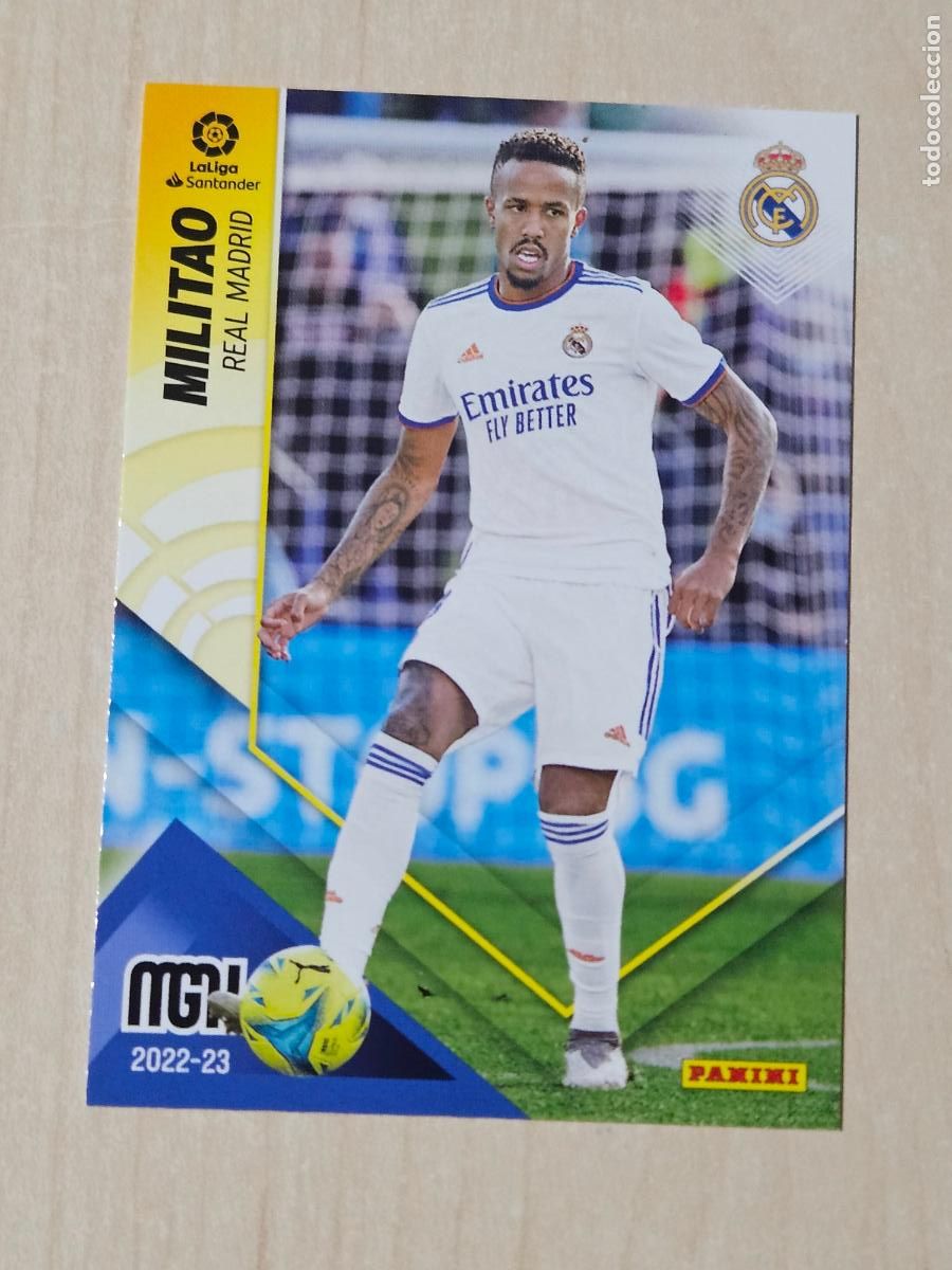 Cromos de F&uacute;tbol: CROMO N&ordm; 212 MILITAO - MEGACRACKS 2022 23 - REAL MADRID
