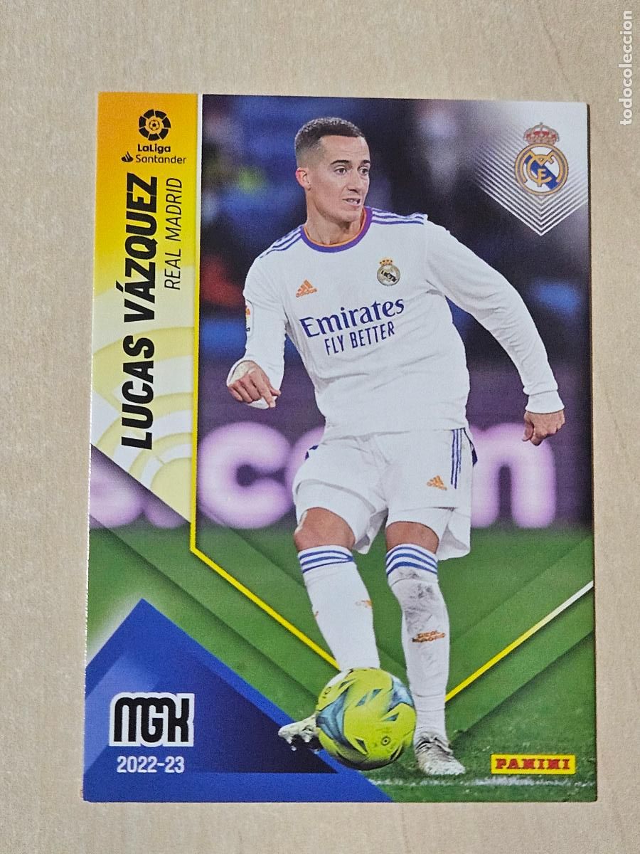 Cromos de F&uacute;tbol: CROMO N&ordm; 217 LUCAS VAZQUEZ - MEGACRACKS 2022 23 - REAL MADRID