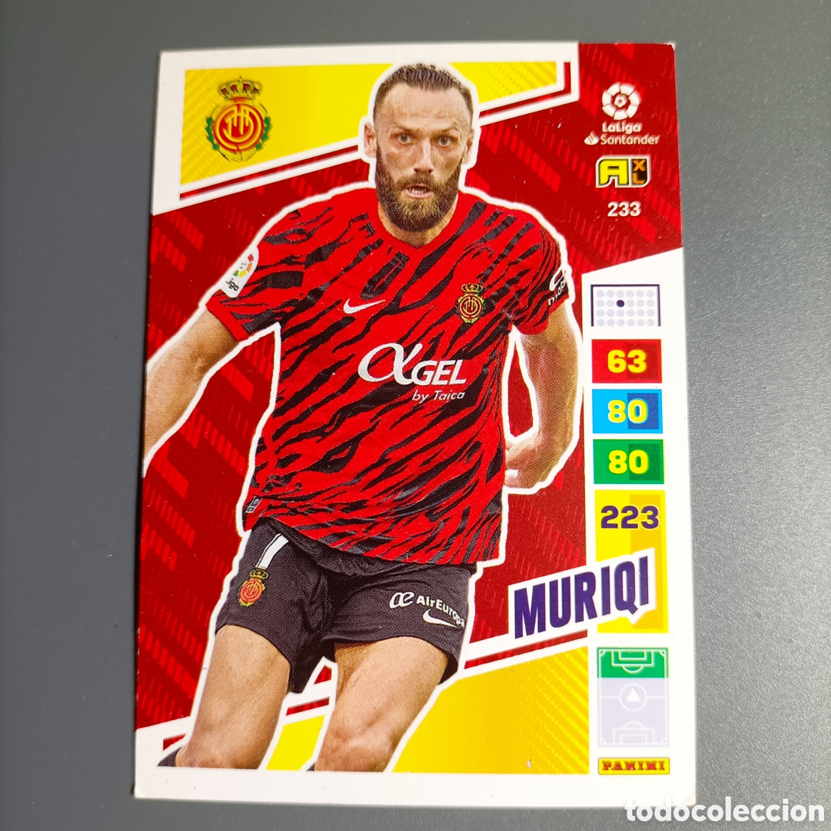 Cromos de F&uacute;tbol: ADRENALYN. LIGA 2022-2023 (MALLORCA) №233 MURIQI