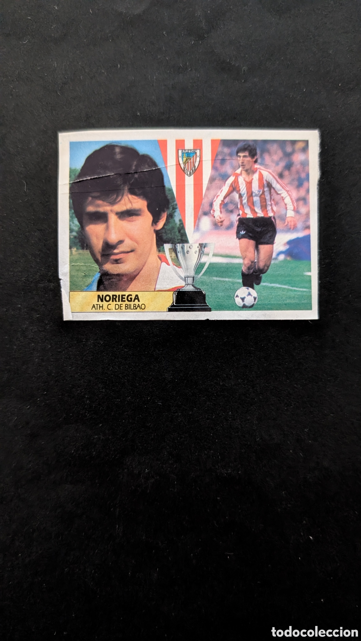 Football Stickers: NORIEGA BILBAO BAJA LIGA ESTE 1987/88 87 88 RECORTADO