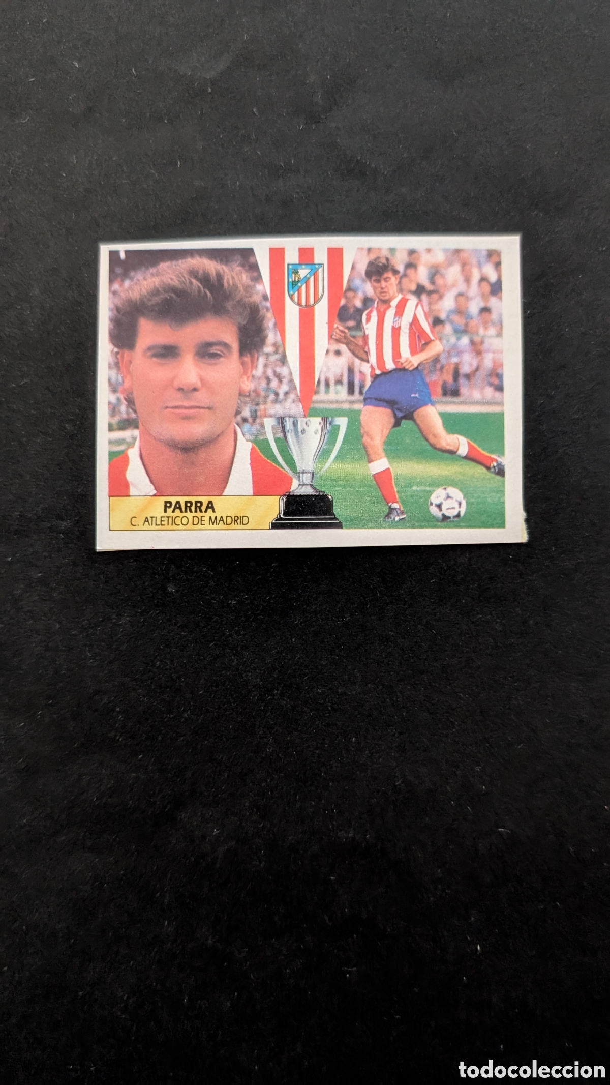 Football Stickers: PARRA ATLETICO MADRID LIGA ESTE 1987/88 87 88 RECORTADO