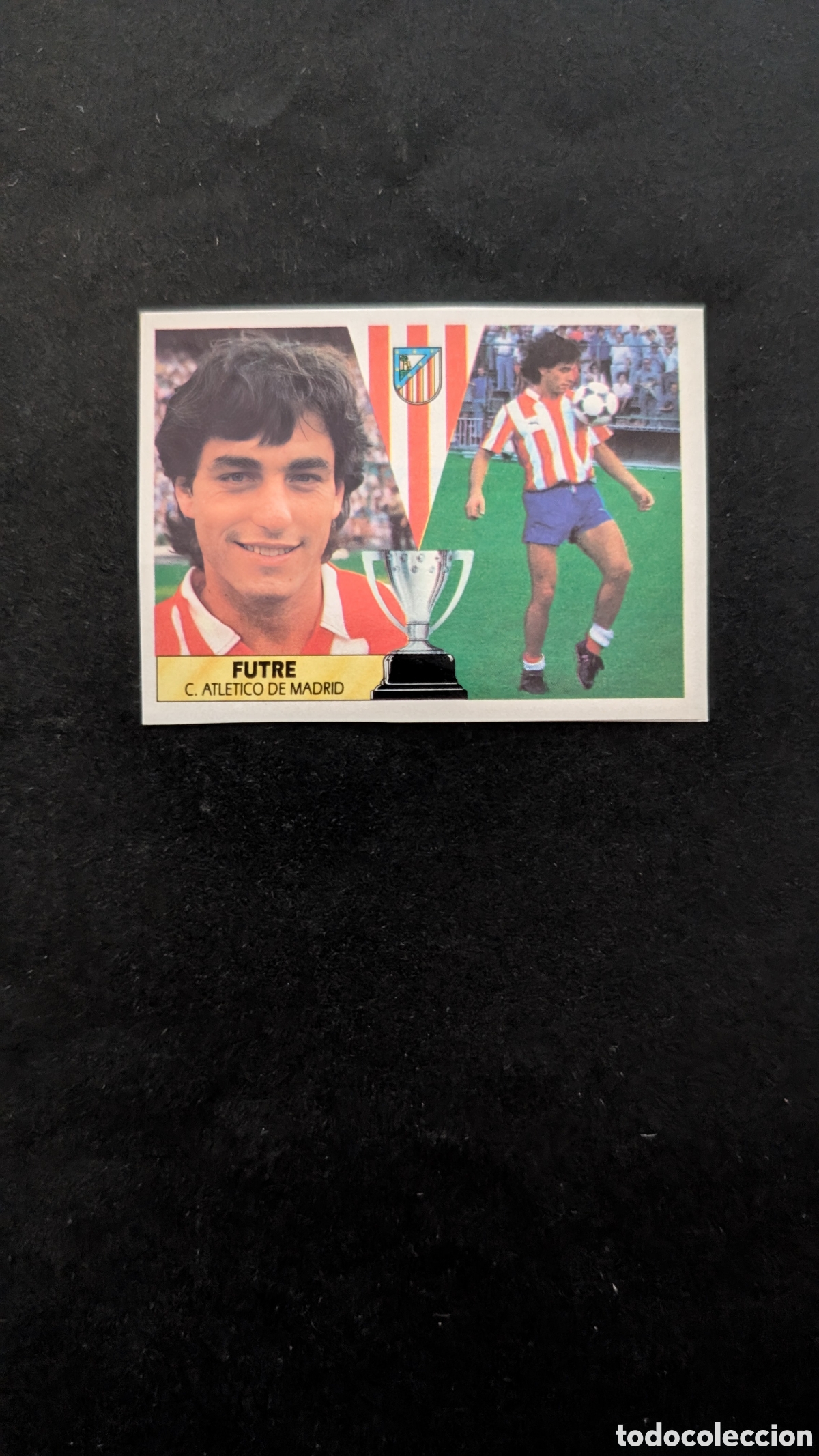 Football Stickers: FUTRE ATLETICO MADRID LIGA ESTE 1987/88 87 88 RECORTADO