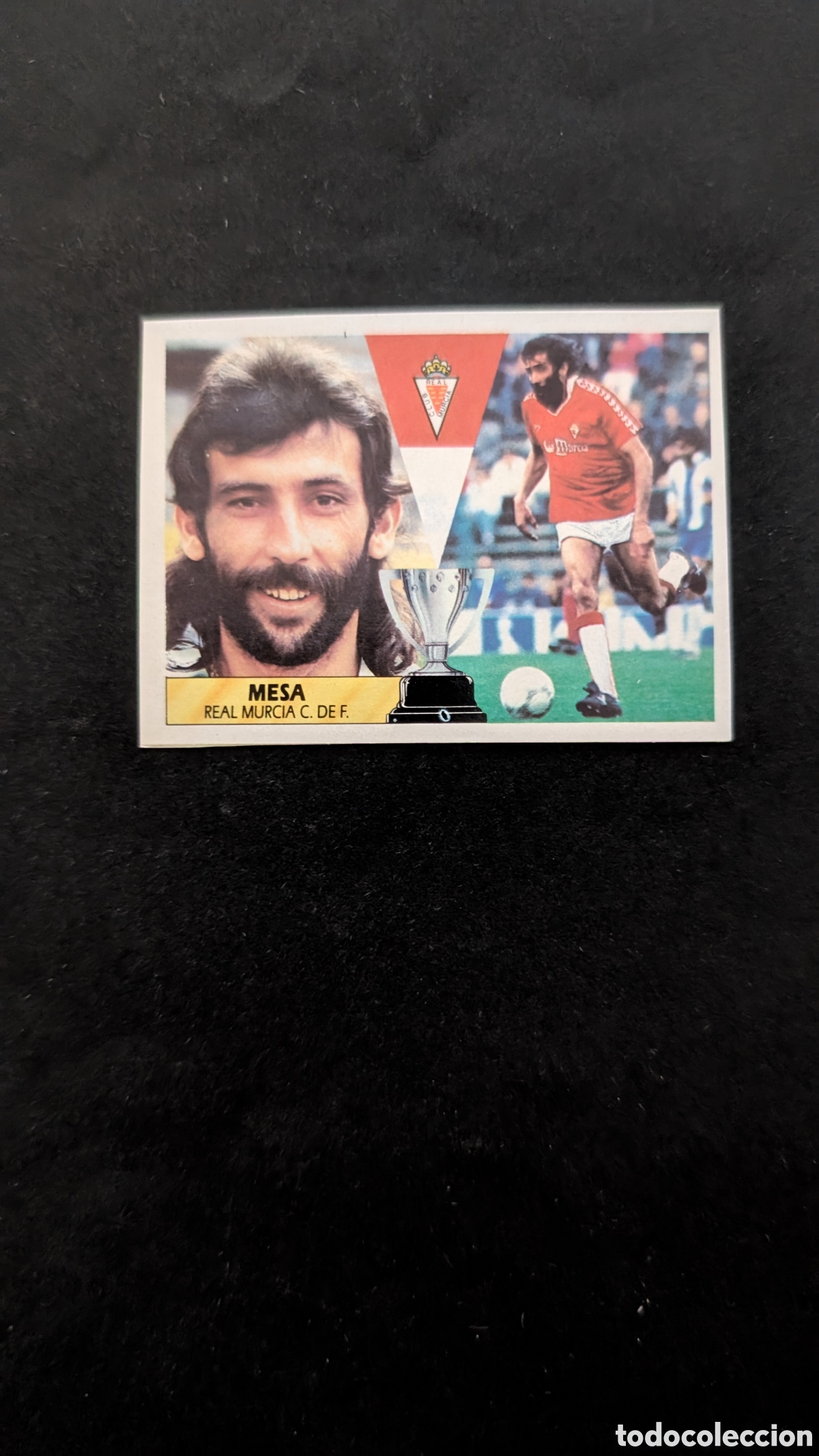 Football Stickers: MESA MURCIA BAJA LIGA ESTE 1987/88 87 88 RECORTADO