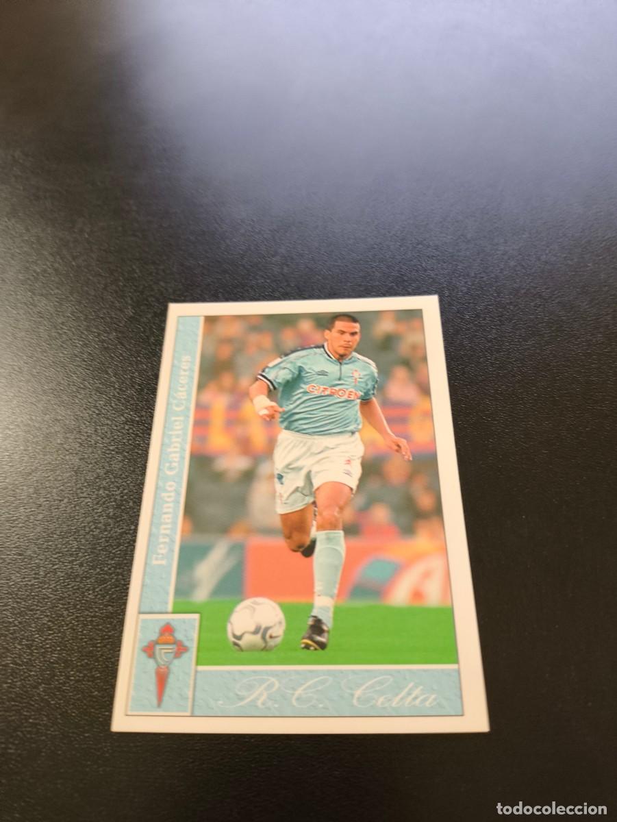 Football Stickers: 111 Caceres CELTA DE VIGO MUNDICROMO FICHAS LIGA 2001 2002 01 02 NO PANINI ESTE