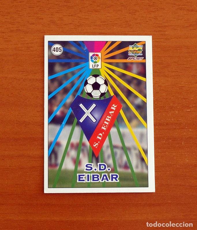 Football Stickers: Eibar - N&ordm; 405 Escudo-Plantilla - Mundicromo Las Fichas de la Liga 1998-1999-98-99