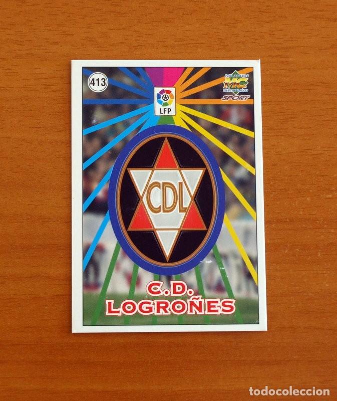 Cromos de Futebol: Logro&ntilde;&eacute;s - N&ordm; 413 Escudo-Plantilla - Mundicromo Las Fichas de la Liga 1998-1999-98-99