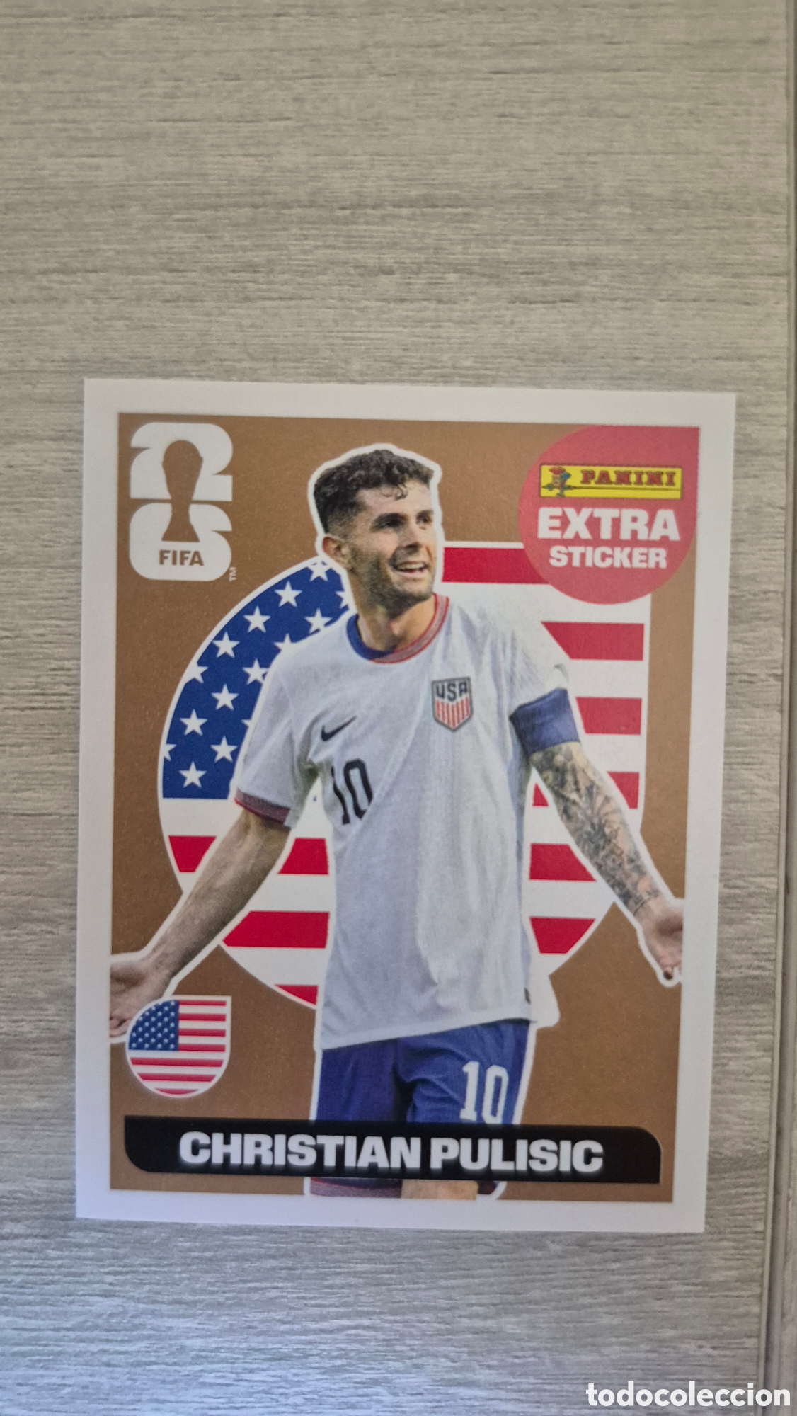 Cromos de Futebol: Christian Pulisic Extra Stickers Bronce FIFA World Cup 2026