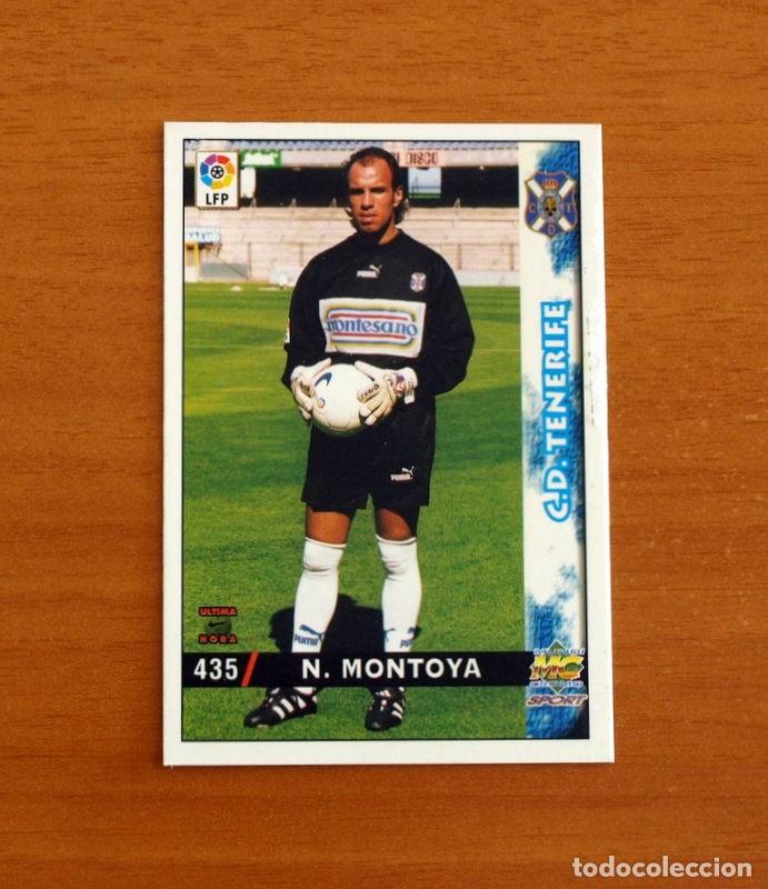Cromos de F&uacute;tbol: Tenerife -N&ordm; 435 N. Montoya -Corregido-&Uacute;ltima Hora-Mundicromo Las Fichas de la Liga 1998-1999-98-99