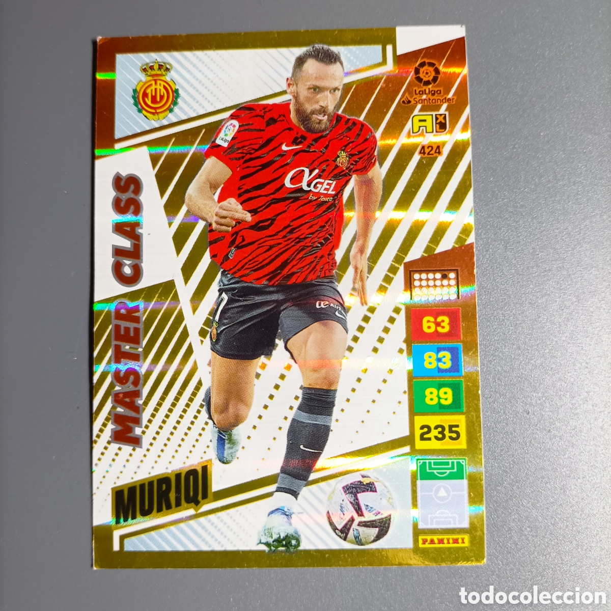 Cromos de F&uacute;tbol: ADRENALYN. LIGA 2022-2023 (MALLORCA) №424 MURIQI / MASTER CLASS