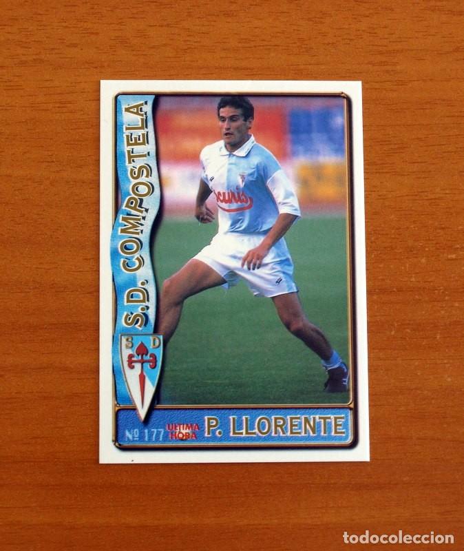 Cromos de F&uacute;tbol: Compostela -N&ordm; 177 Paco Llorente -UH -Mundicromo Las Fichas de la Liga de F&uacute;tbol 1996-1997-96-97