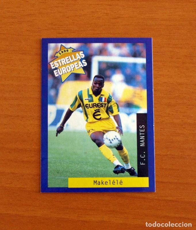 Cromos de F&uacute;tbol: F.C. Nantes - N&ordm; 30 Claude Makel&eacute;l&eacute; - Estrellas Europea Panini A&ntilde;o 1996