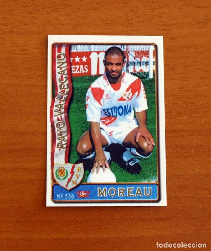 Cromos de F&uacute;tbol: Rayo Vallecano -N&ordm; 336 Moreau &Uacute;ltima Hora-Mundicromo Las Fichas de la Liga de F&uacute;tbol 1996-1997-96-97