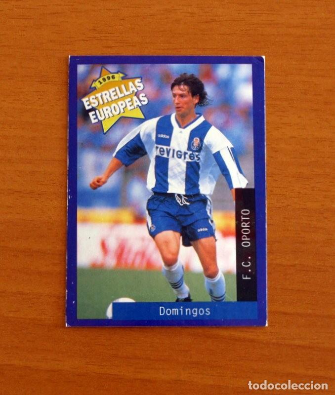 Cromos de F&uacute;tbol: F.C. Oporto - N&ordm; 32 Domingos Jos&eacute; Paciencia de Oliveira - Estrellas Europea Panini A&ntilde;o 1996