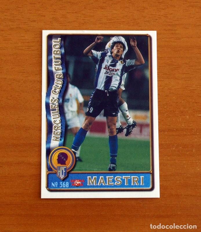 Cromos de F&uacute;tbol: H&eacute;rcules -N&ordm; 360 Maestri -&Uacute;ltima Hora -Mundicromo Las Fichas de la Liga de F&uacute;tbol 1996-1997-96-97