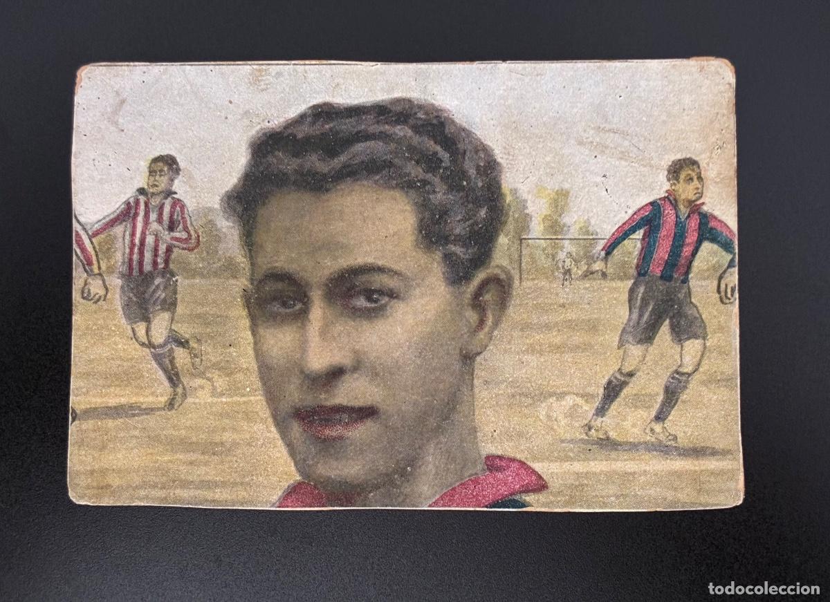 Cromos de F&uacute;tbol: PAULINO ALCANTARA - ENSE&Ntilde;ANZA DEL JUEGO DE FOOT-BALL ( BORDE SUPERIOR RECORTADO)