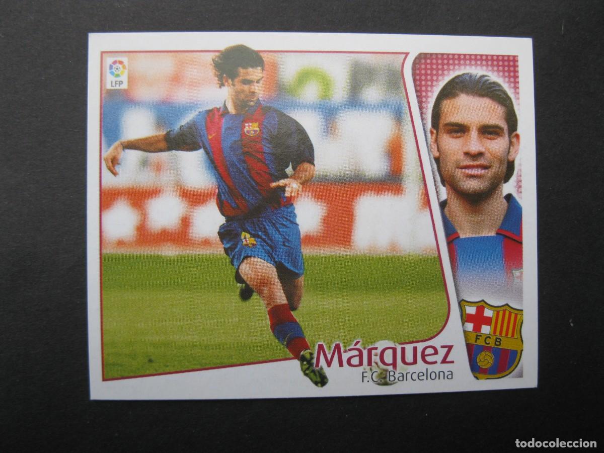Cromos de F&uacute;tbol: M&Aacute;RQUEZ (F.C. BARCELONA) - CAMPEONATO DE LIGA 2004/2005 - EDICIONES ESTE - NUNCA PEGADO.