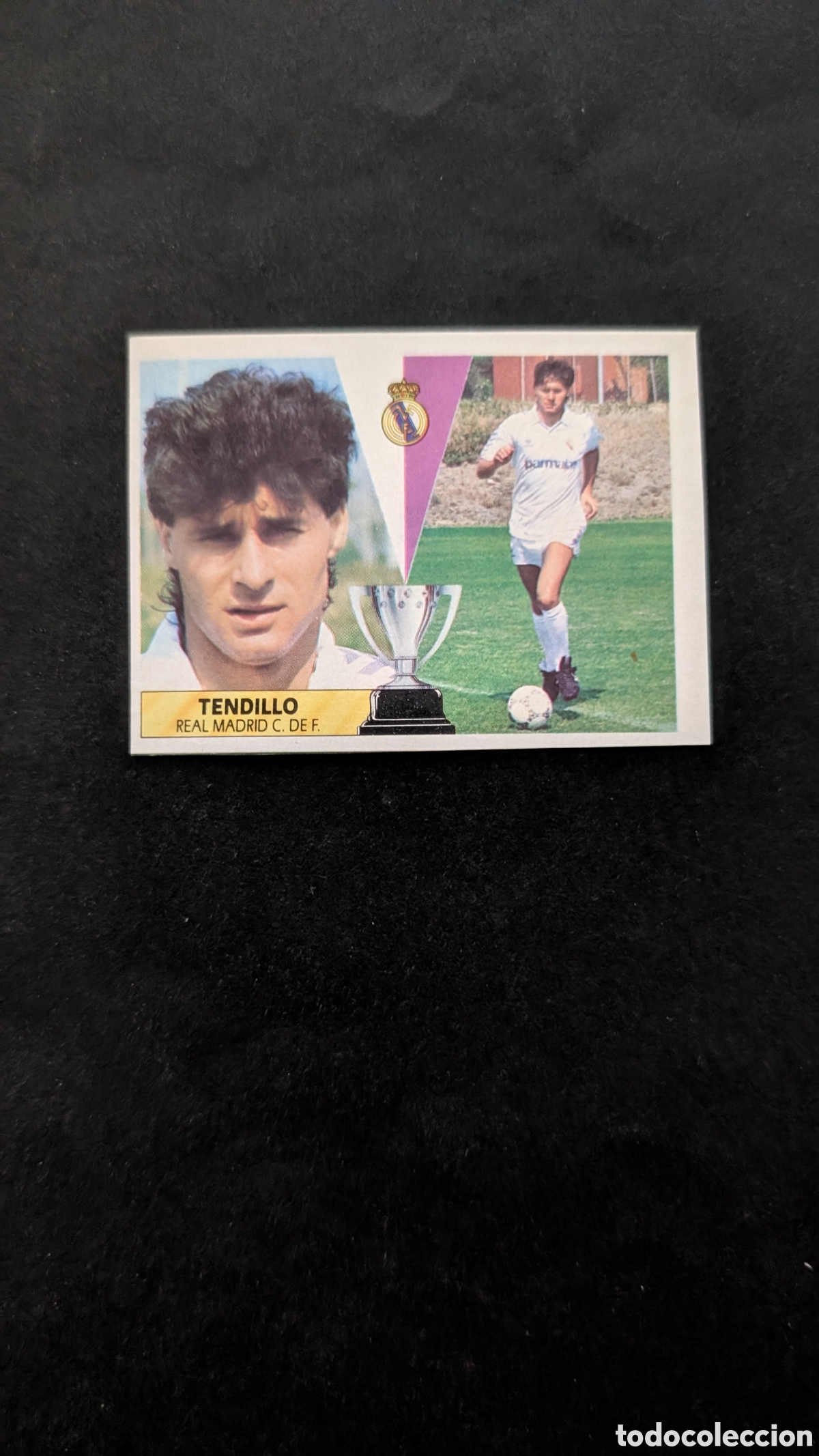 Football Stickers: TENDILLO REAL MADRID FICHAJE 5 LIGA ESTE 1987/88 87 88 RECORTADO