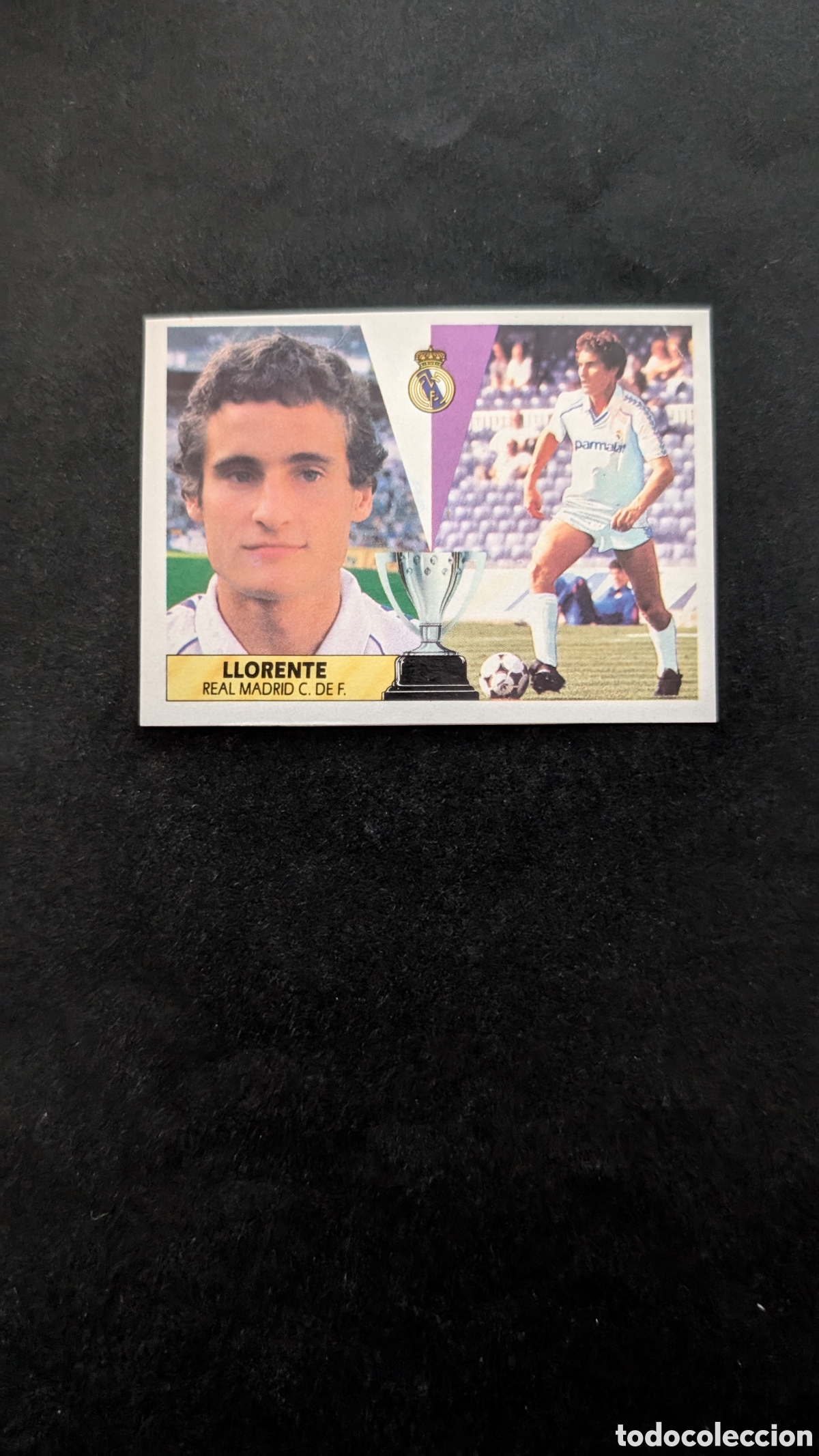 Football Stickers: LLORENTE REAL MADRID FICHAJE 8 LIGA ESTE 1987/88 87 88 RECORTADO