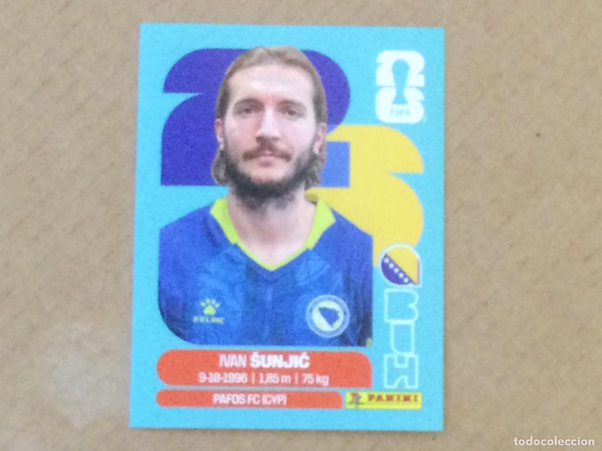 Cromos de F&uacute;tbol: Cromo panini mundial 2026 Bih 11 bosnia herzegovina Sunjic