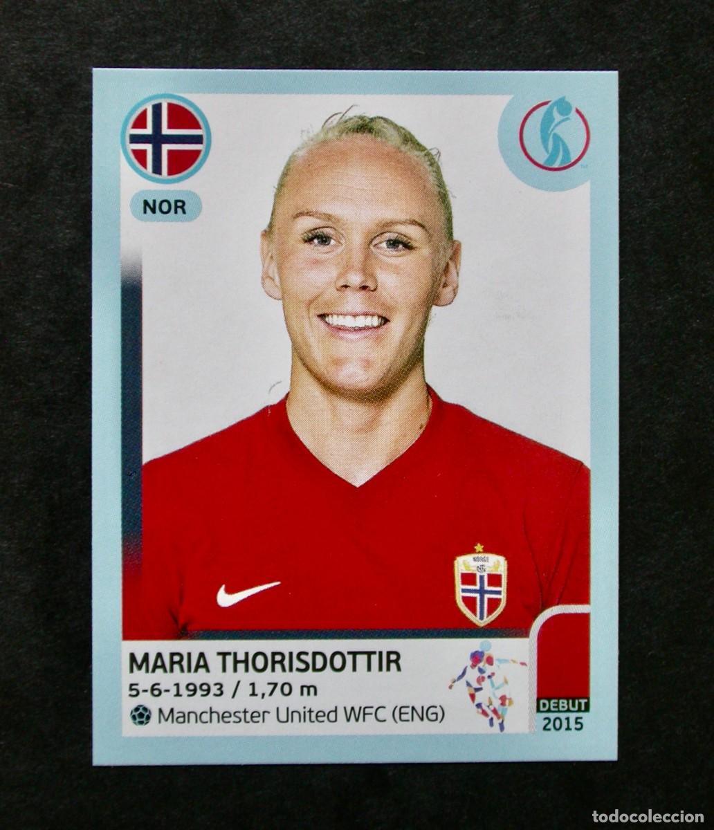 Cromos de F&uacute;tbol: 76 MARIA THORISDOTTIR / NORWAY / UEFA EURO WOMEN'S 2022 / ENGLAND / PANINI