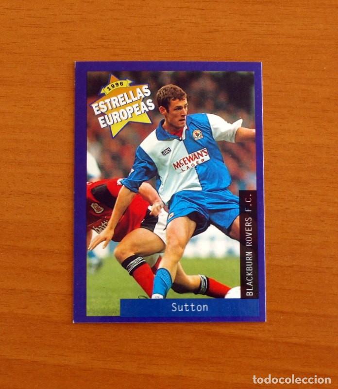 Cromos de F&uacute;tbol: Blackburn Rovers F.C. - N&ordm; 35 Chris Sutton - Estrellas Europea Panini A&ntilde;o 1996