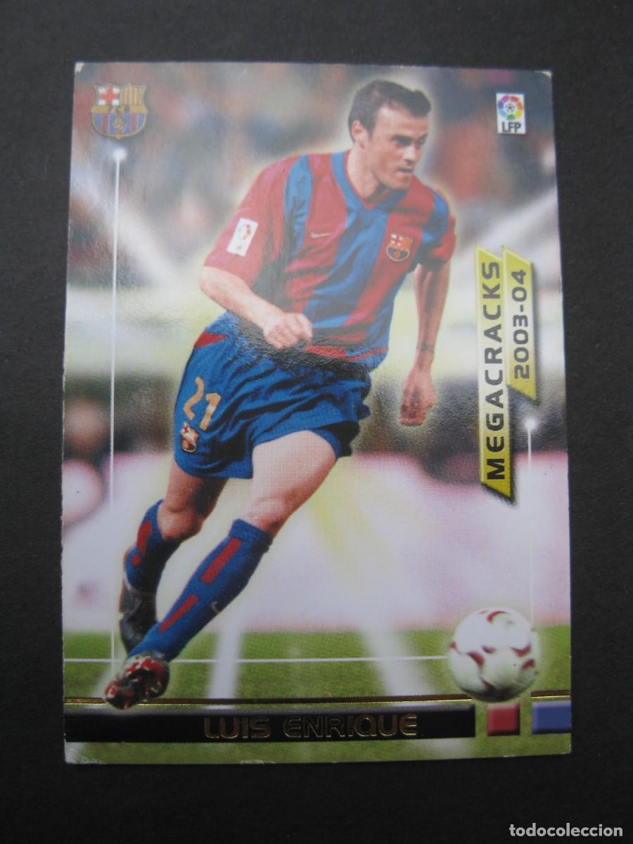 Cromos de F&uacute;tbol: LUIS ENRIQUE (F.C. BARCELONA) - N&ordm; 371 - MEGACRACKS - MEGAFICHAS 2003/2004 - PANINI.