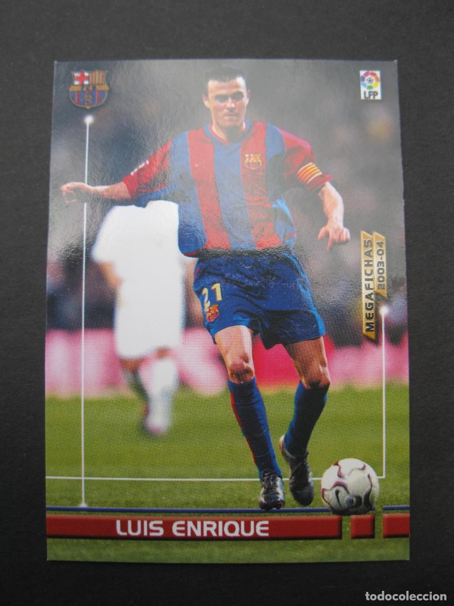Cromos de F&uacute;tbol: LUIS ENRIQUE (F.C. BARCELONA) - N&ordm; 69 - MEGAFICHAS 2003/2004 - PANINI.