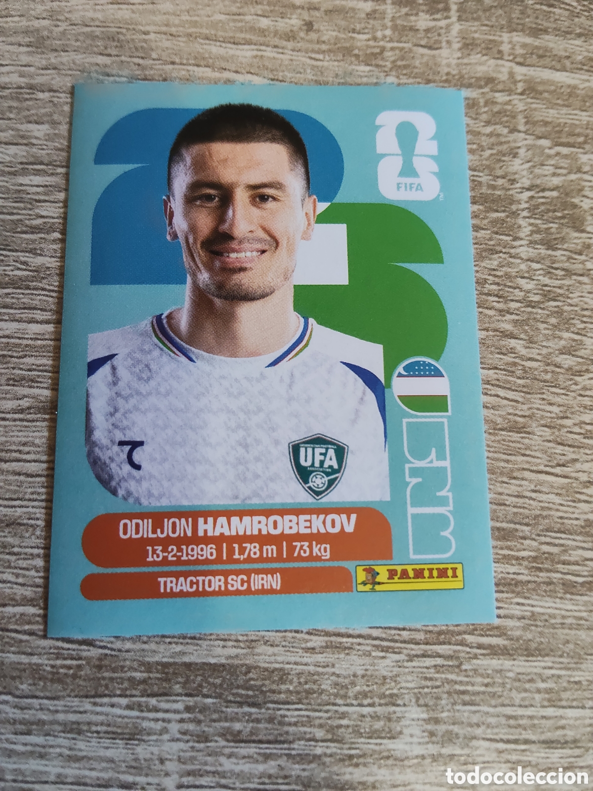 Cromos de F&uacute;tbol: Panini mundial 2026 UZB 10 Odiljon Hamrobekov Uzbekist&aacute;n