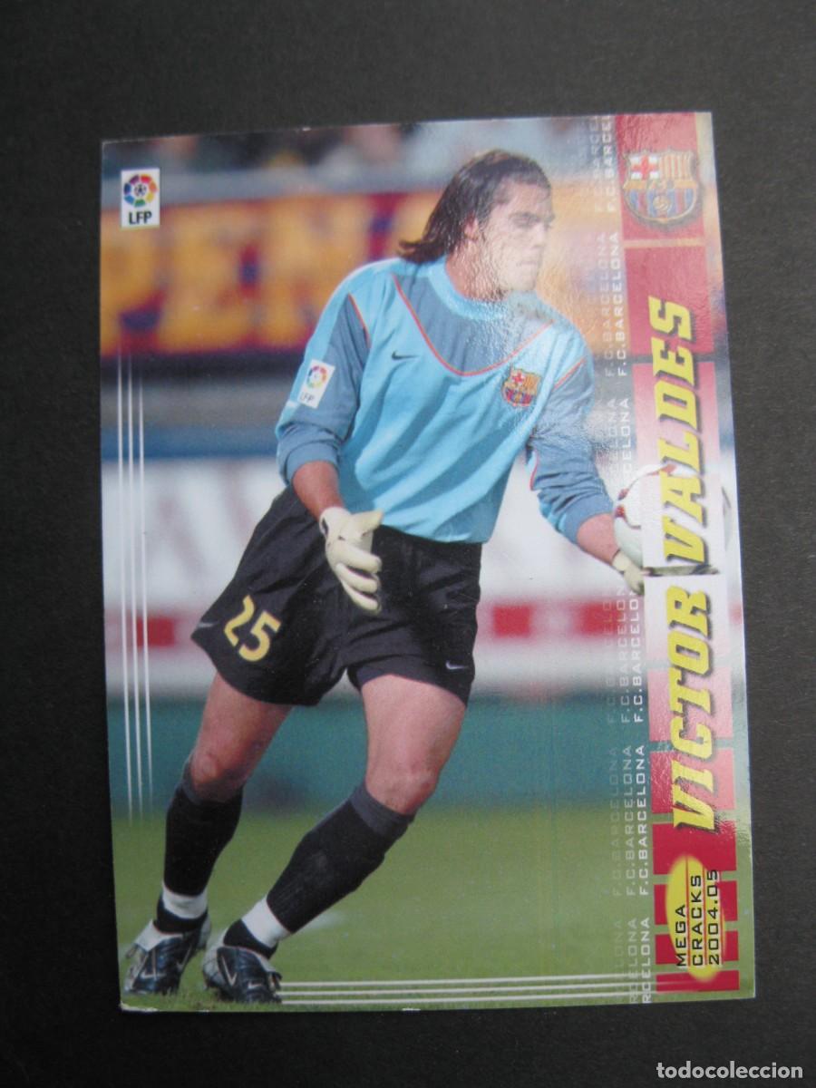 Cromos de F&uacute;tbol: VICTOR VALD&Eacute;S (F.C. BARCELONA) - N&ordm; 56 - MEGACRACKS 2004-2005 - PANINI - MEGA CRACKS.