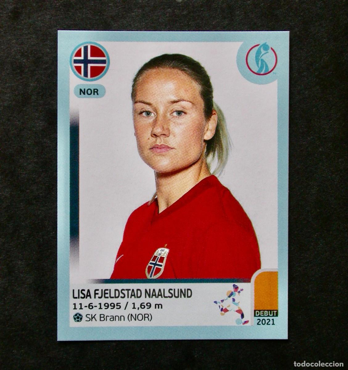 Cromos de F&uacute;tbol: 89 LISA FJELDSTAD NAALSUND / NORWAY / UEFA EURO WOMEN'S 2022 / ENGLAND / PANINI