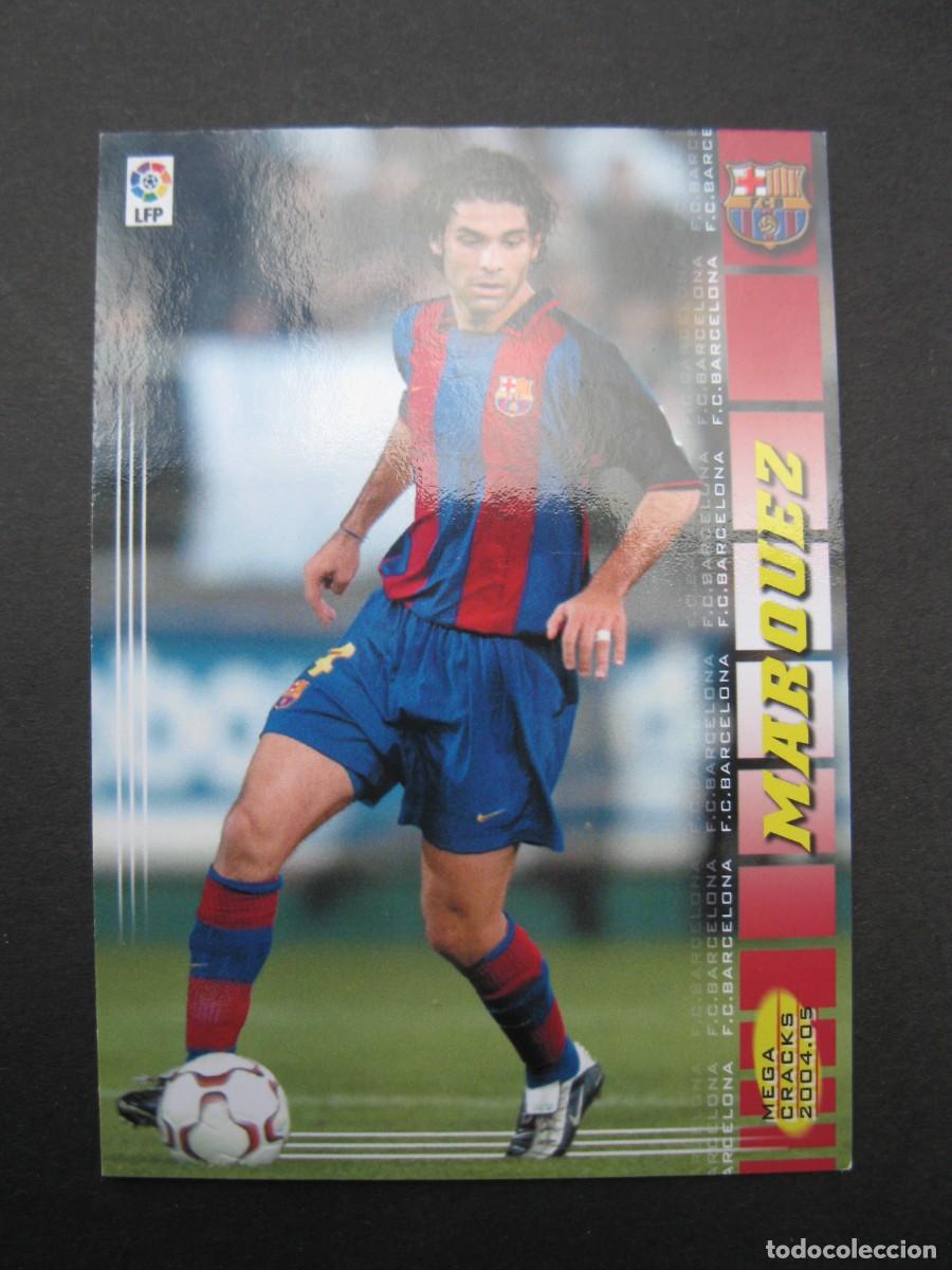 Fu&szlig;ball-Sticker: M&Aacute;RQUEZ (F.C. BARCELONA) - N&ordm; 61 - MEGACRACKS 2004-2005 - PANINI - MEGA CRACKS.