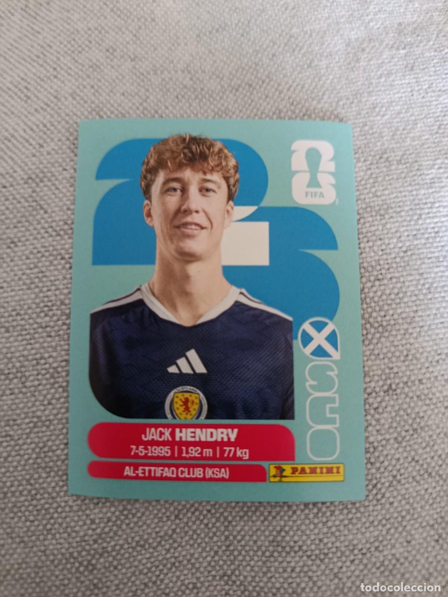 Cromos de F&uacute;tbol: Panini Mundial 2026 Estados Unidos-Mexico. 3- Hendry. Escocia. Nunca pegado.