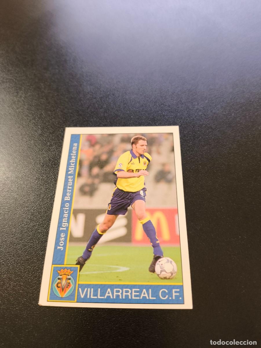 Cromos de F&uacute;tbol: 133 Berruet VILLARREAL MUNDICROMO FICHAS LIGA 2001 2002 01 02 NO PANINI ESTE