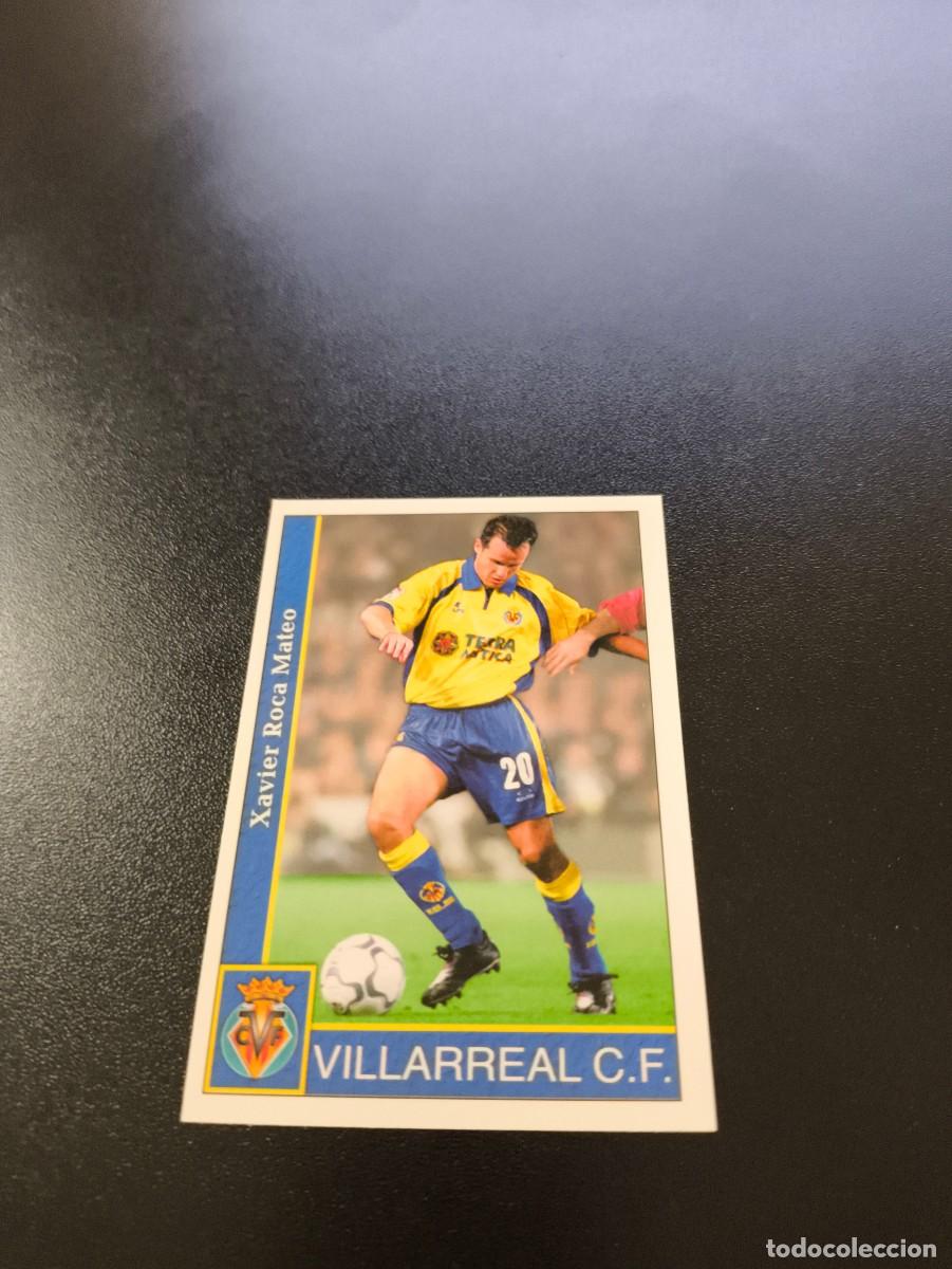 Cromos de F&uacute;tbol: 134 Xavi Roca VILLARREAL MUNDICROMO FICHAS LIGA 2001 2002 01 02 NO PANINI ESTE