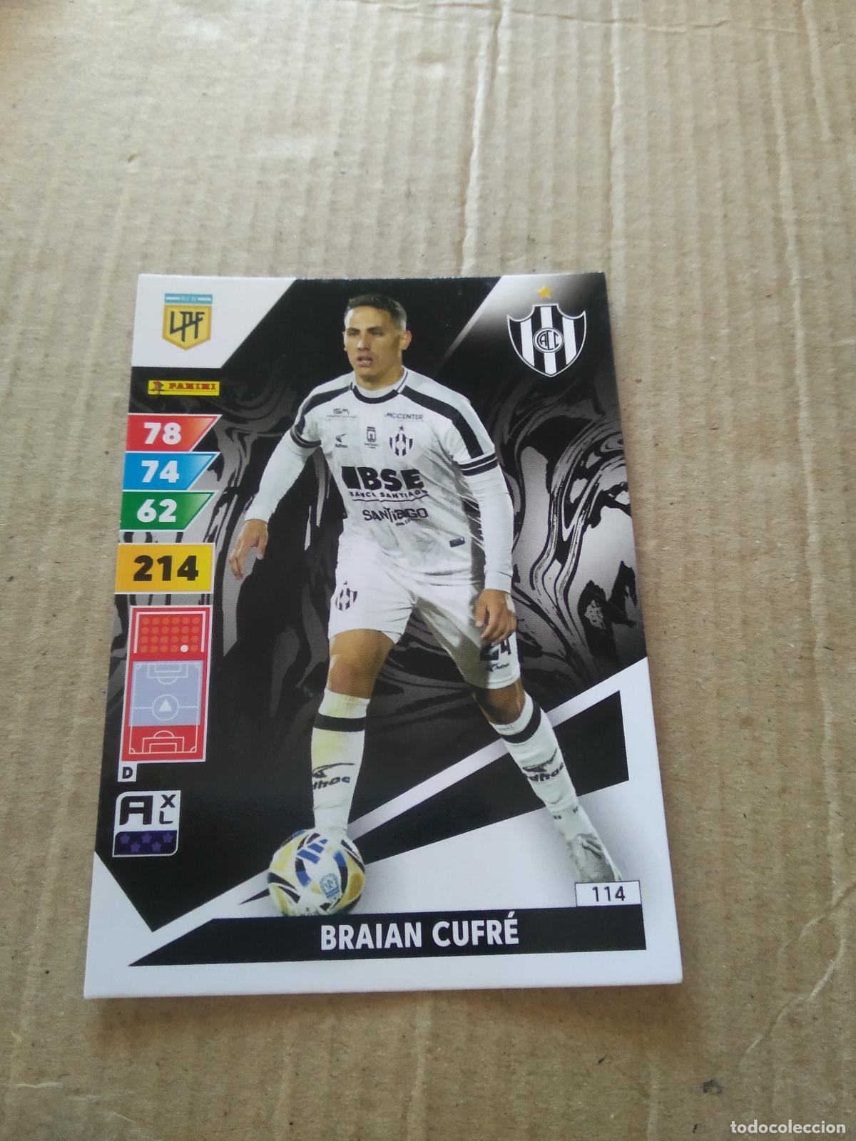 Fu&szlig;ball-Sticker: 114 BRAIAN CUFRE CENTRAL CORDOBA CROMO FUTBOL PANINI ARGENTINO 2025 LIGA ARGENTINA ADRENALYN