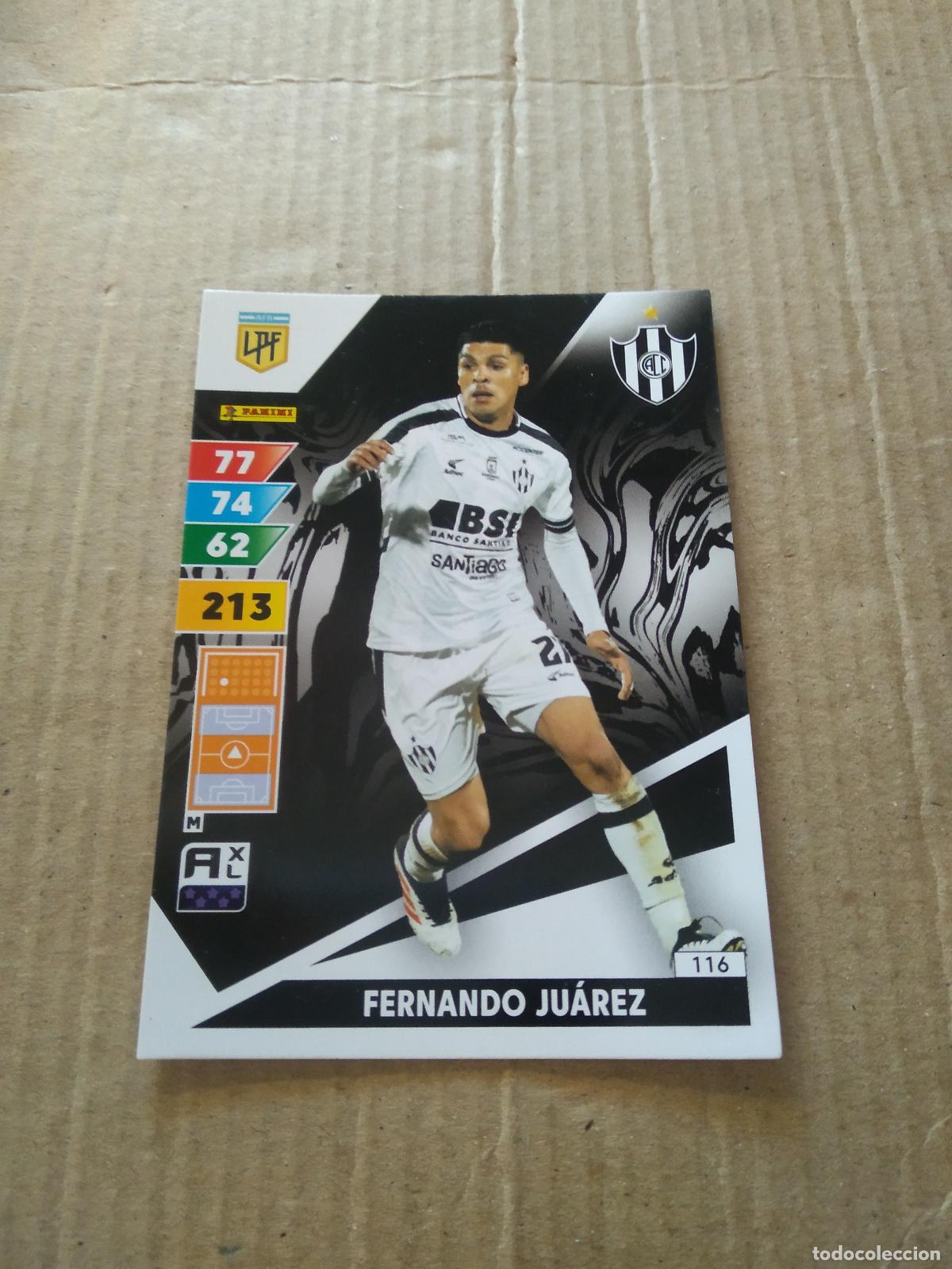 Fu&szlig;ball-Sticker: 116 FERNANDO JUAREZ CENTRAL CORDOBA CROMO FUTBOL PANINI ARGENTINO 2025 LIGA ARGENTINA ADRENALYN