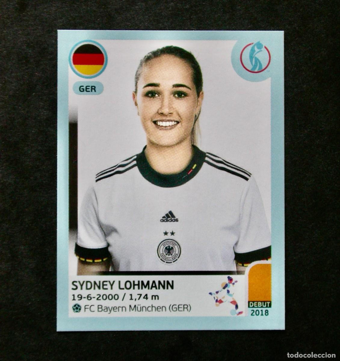 Cromos de F&uacute;tbol: 124 SYDNEY LOHMANN / GERMANY / UEFA EURO WOMEN'S 2022 / ENGLAND / PANINI