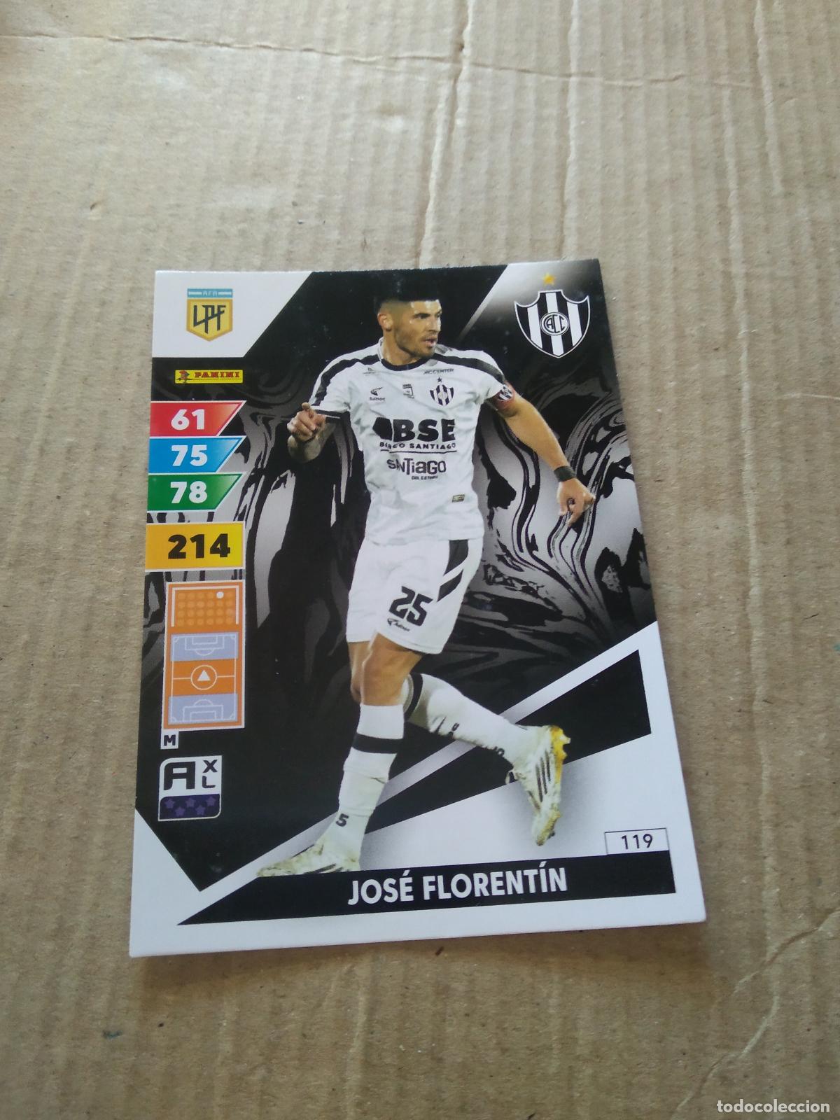 Cromos de F&uacute;tbol: 119 JOSE FLORENTIN CENTRAL CORDOBA CROMO FUTBOL PANINI ARGENTINO 2025 LIGA ARGENTINA ADRENALYN