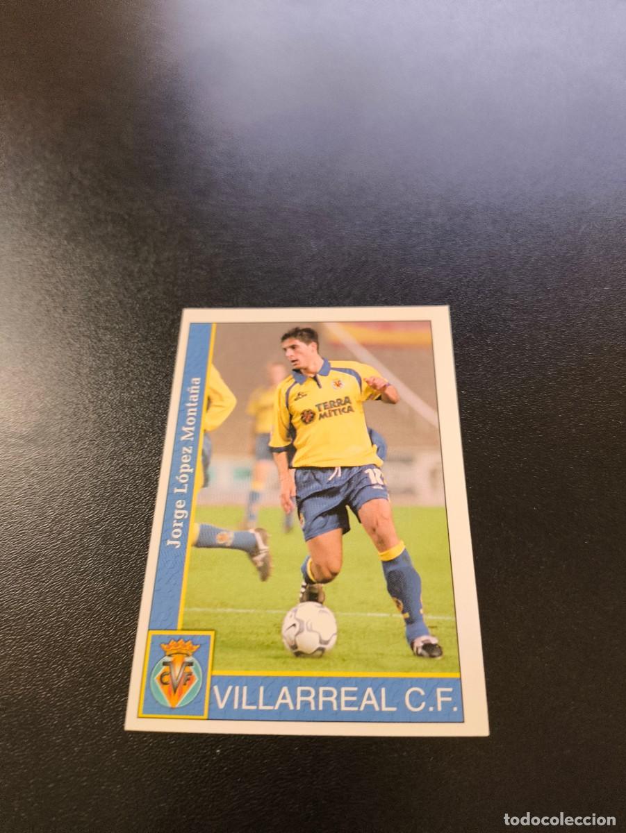 Cromos de F&uacute;tbol: 139 Jorge Lopez VILLARREAL MUNDICROMO FICHAS LIGA 2001 2002 01 02 NO PANINI ESTE